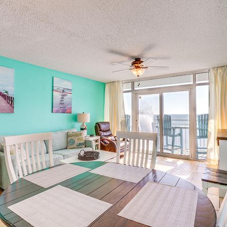 Oceanfront Condo With Huge Balcony Walk To Skywheel Myrtle Beach Exteriör bild