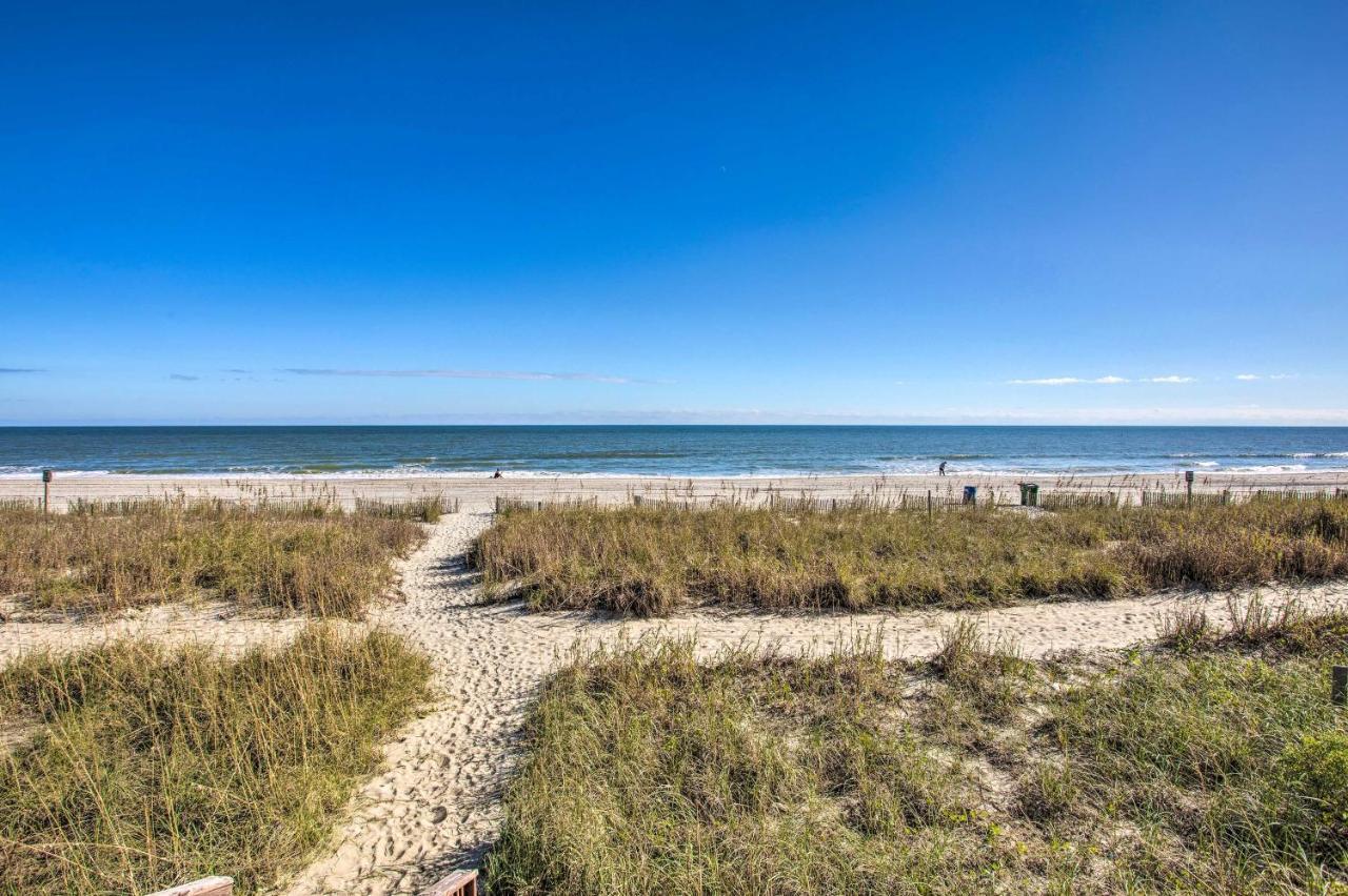 Oceanfront Condo With Huge Balcony Walk To Skywheel Myrtle Beach Exteriör bild