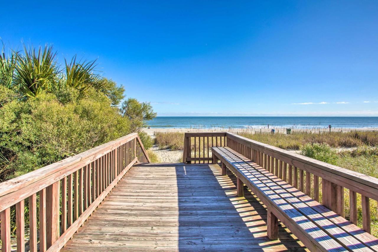 Oceanfront Condo With Huge Balcony Walk To Skywheel Myrtle Beach Exteriör bild