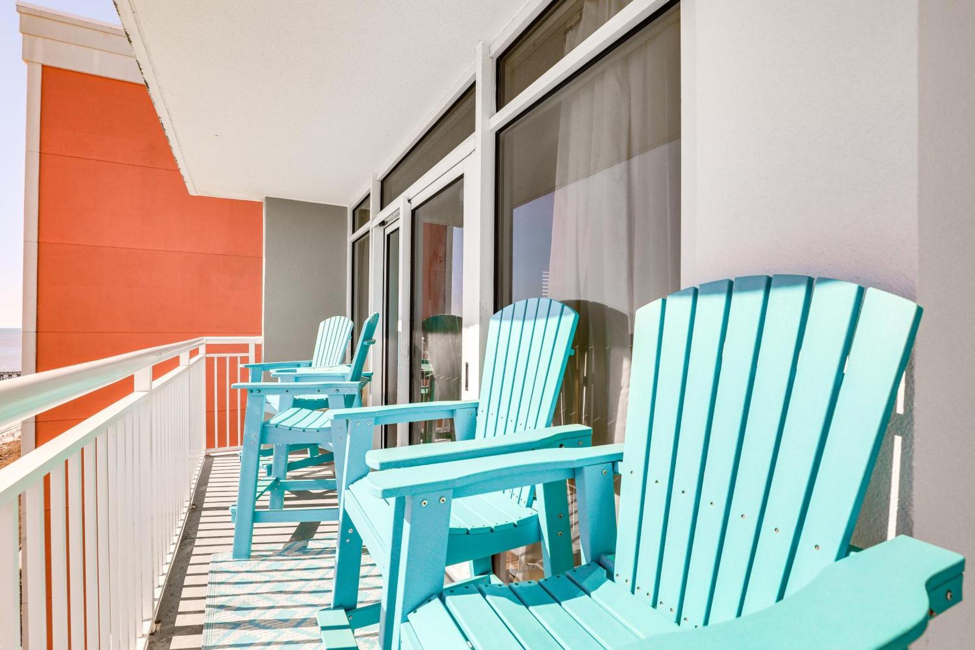 Oceanfront Condo With Huge Balcony Walk To Skywheel Myrtle Beach Exteriör bild