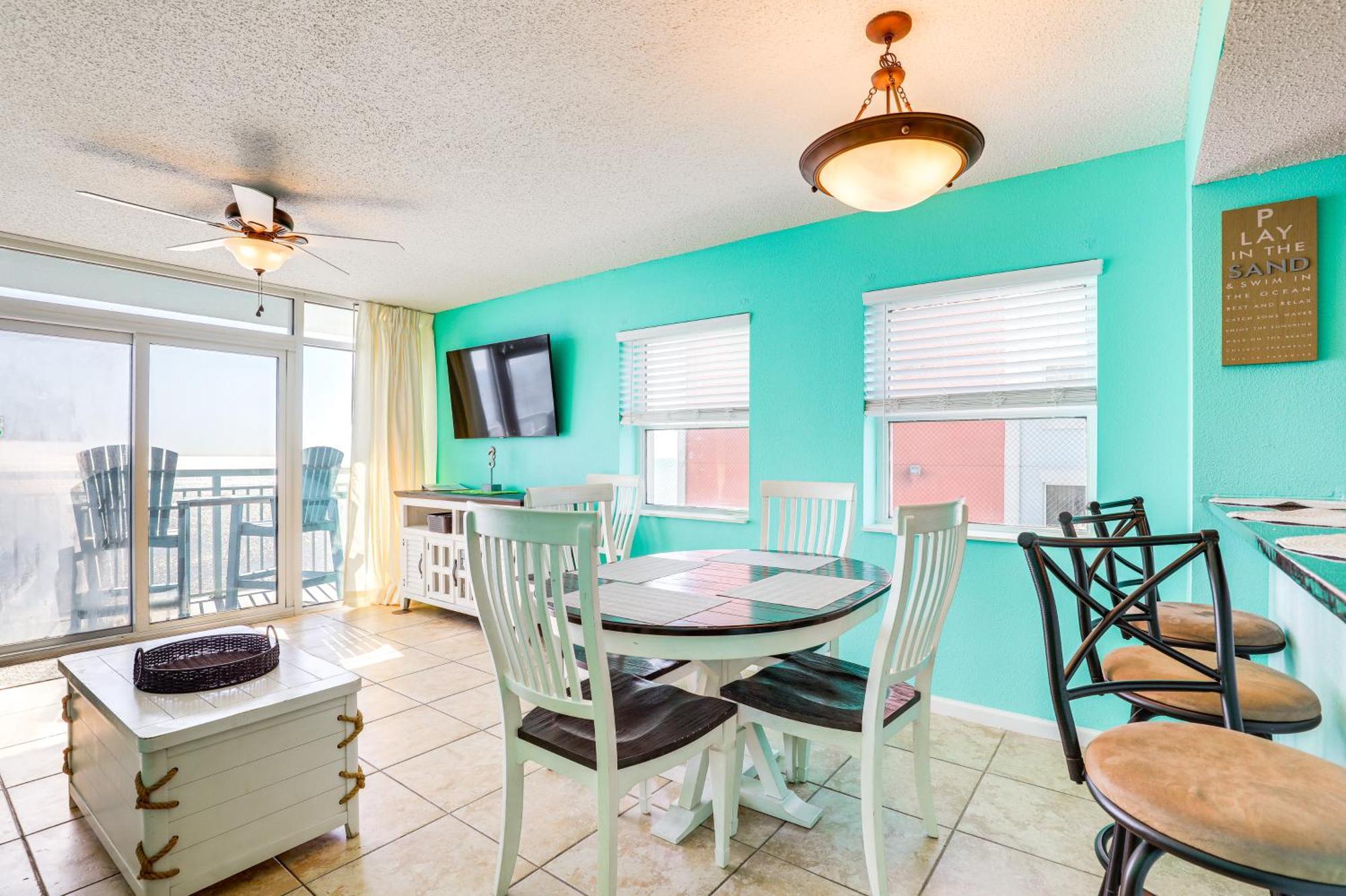 Oceanfront Condo With Huge Balcony Walk To Skywheel Myrtle Beach Exteriör bild