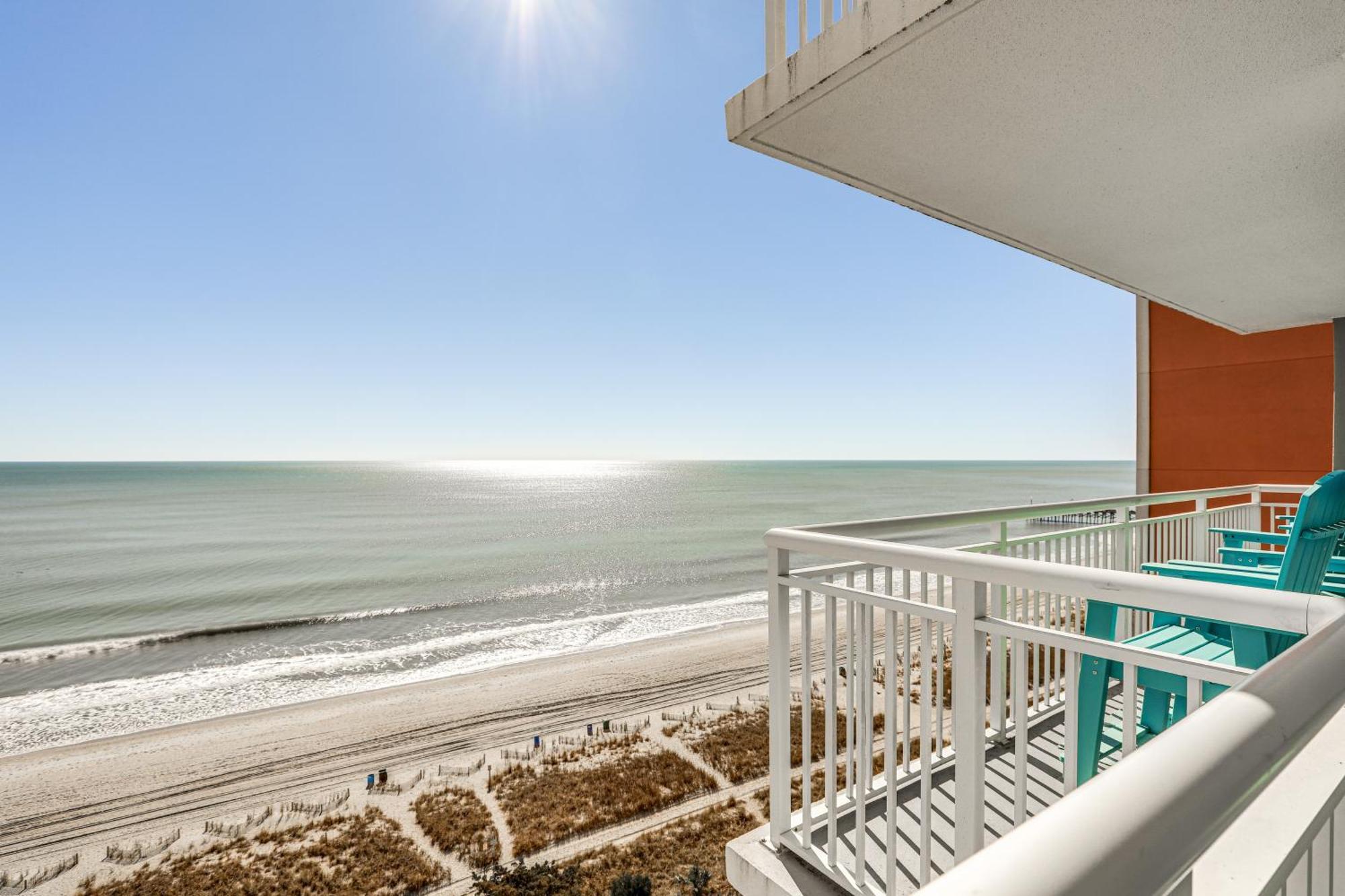 Oceanfront Condo With Huge Balcony Walk To Skywheel Myrtle Beach Exteriör bild