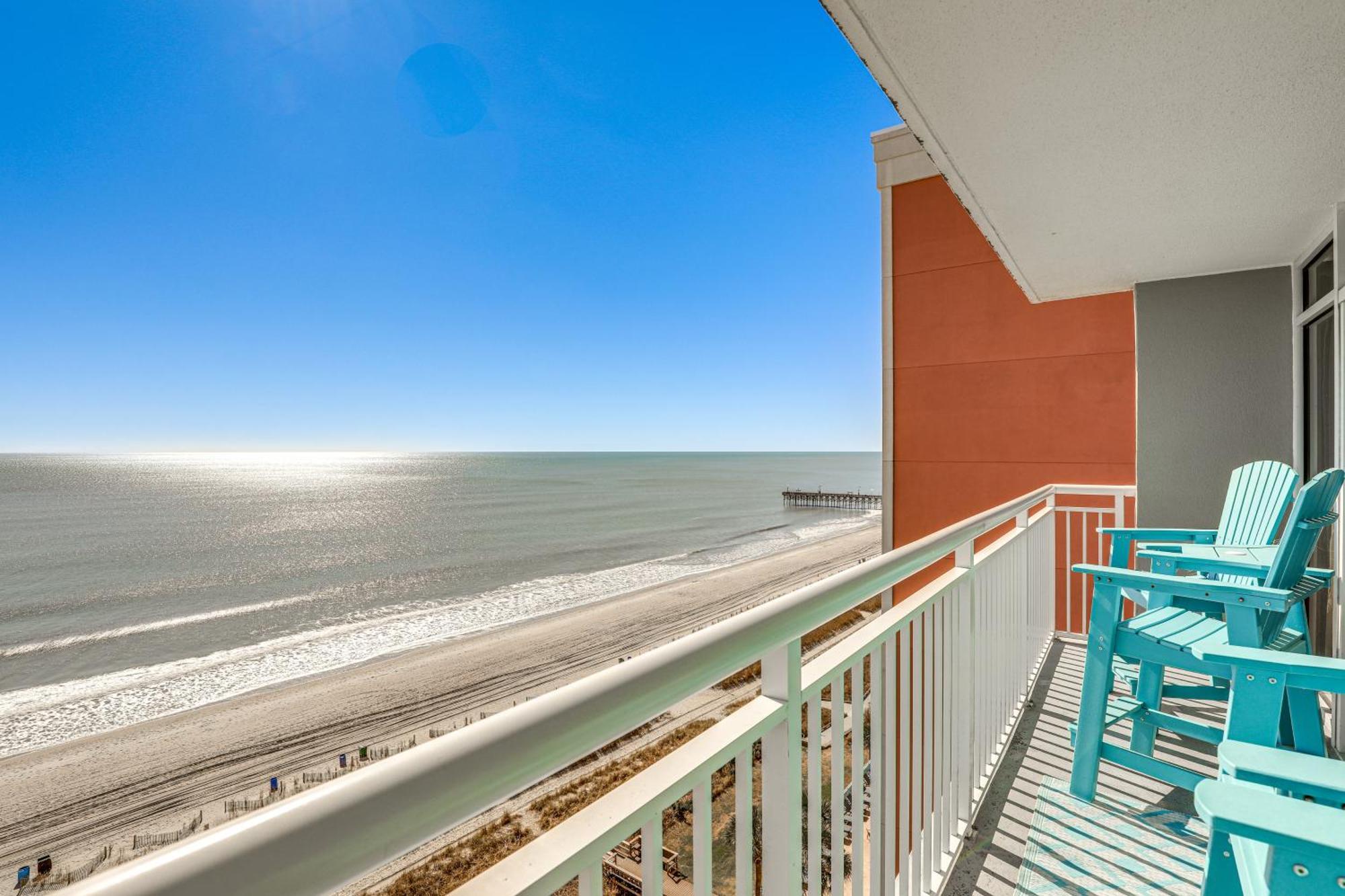 Oceanfront Condo With Huge Balcony Walk To Skywheel Myrtle Beach Exteriör bild
