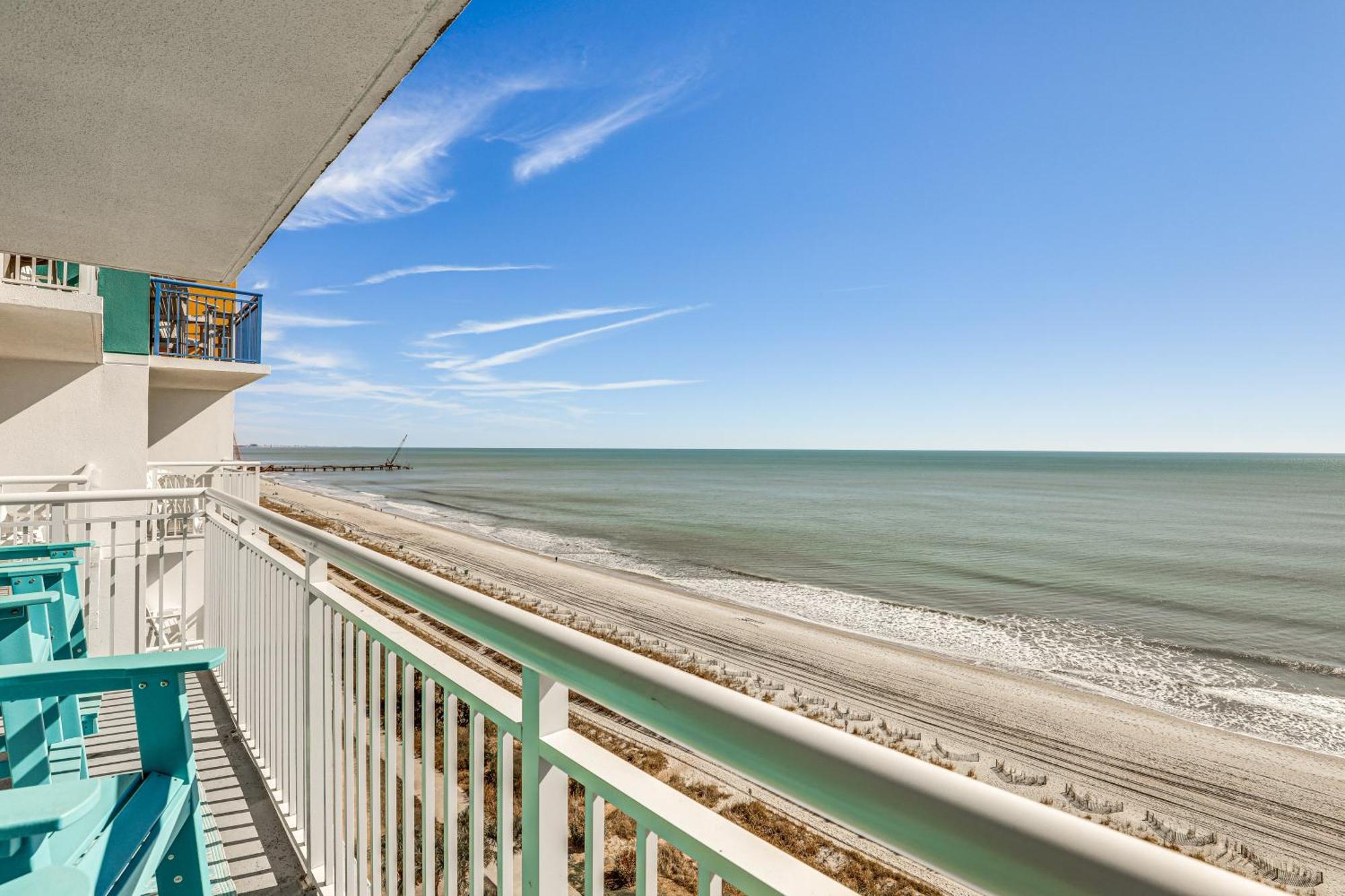 Oceanfront Condo With Huge Balcony Walk To Skywheel Myrtle Beach Exteriör bild